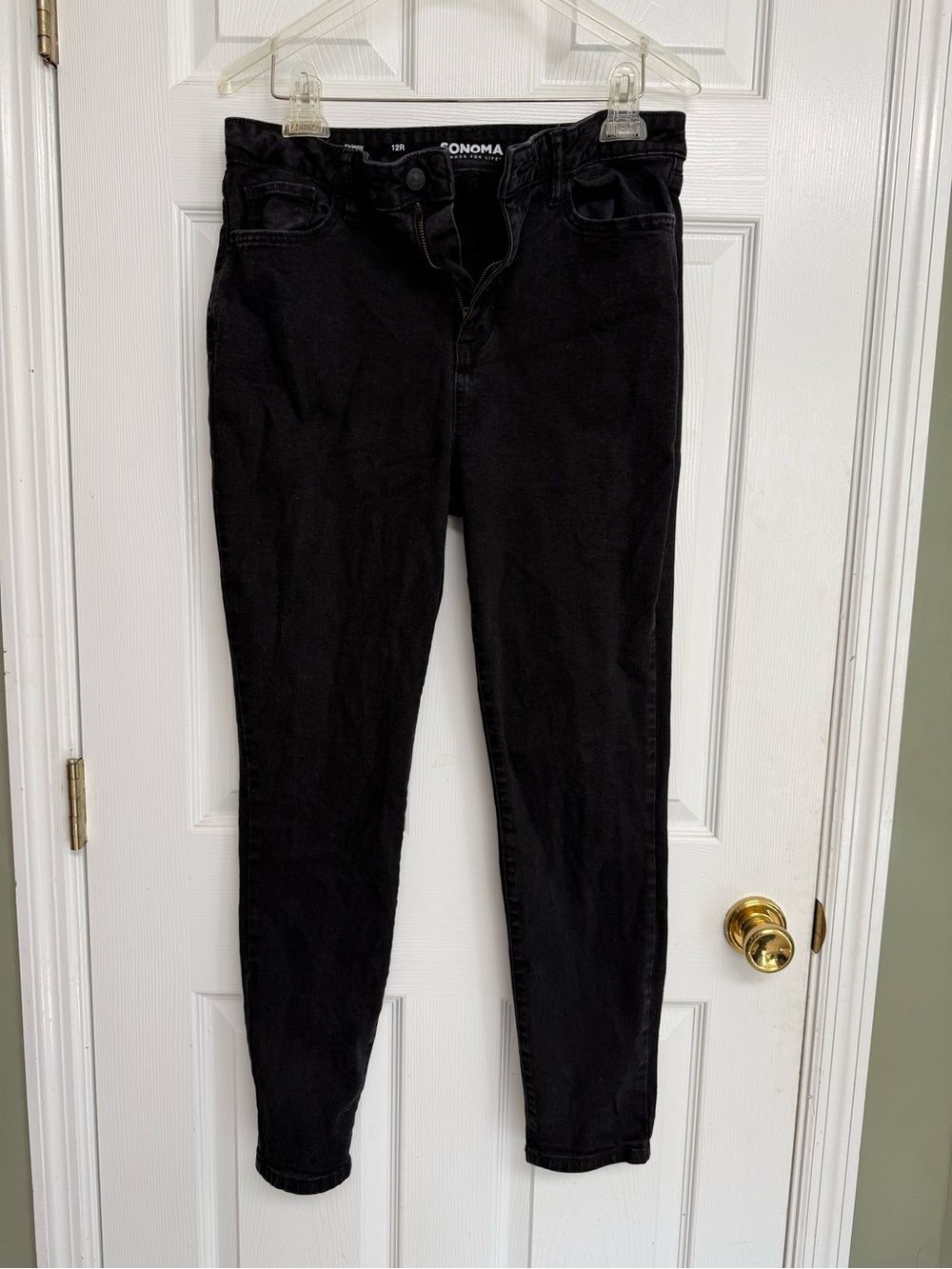 Sonoma Black Skinny High-Rise Jeans